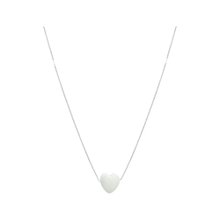 Colar Coração Madre Pérola Prata 925