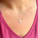 Colar Coração Madre Pérola Semijoia