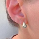 Brinco Gota em Prata 925