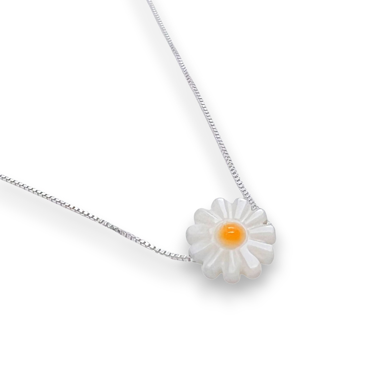 Colar Margarida em Madrepérola - Prata 925