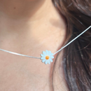 Colar Margarida em Madrepérola - Prata 925