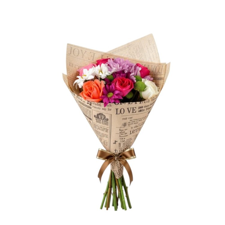 Buque de Flores Mistas Coloridas