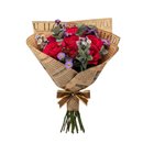 Buque Rustico 12 Rosas Vermelhas