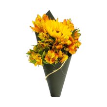 Buquê de Girassol e Astromélias Sofisticado