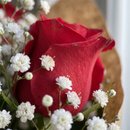 Buquê de Rosas Vermelhas e Chocolates Importados