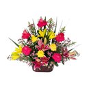 Arranjo de Flores Nobres em Brasília Lírios e Rosas