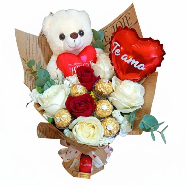 Buquê de Rosas Doce Amor