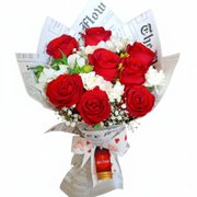 Buquê de Rosas Elegância em Rosas