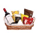 Cesta Vinho e Delícias de Natal