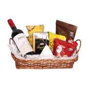Cesta Vinho e Delícias de Natal