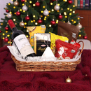 Cesta Vinho e Delícias de Natal