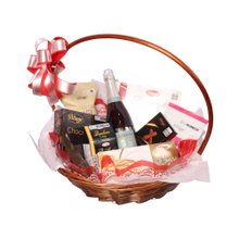 Cesta Delícias Finas com Espumante