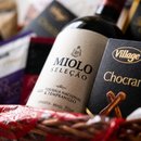 Cesta Delícias Finas com Vinho