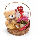 Cesta Especial Ferrero Rocher e Pelúcia