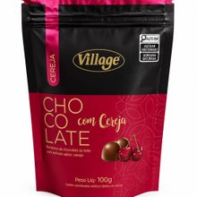 Bombom de Chocolate ao Leite com Cereja ao Licor
