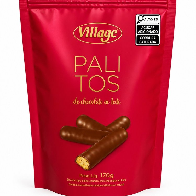 Palito de Chocolate ao Leite