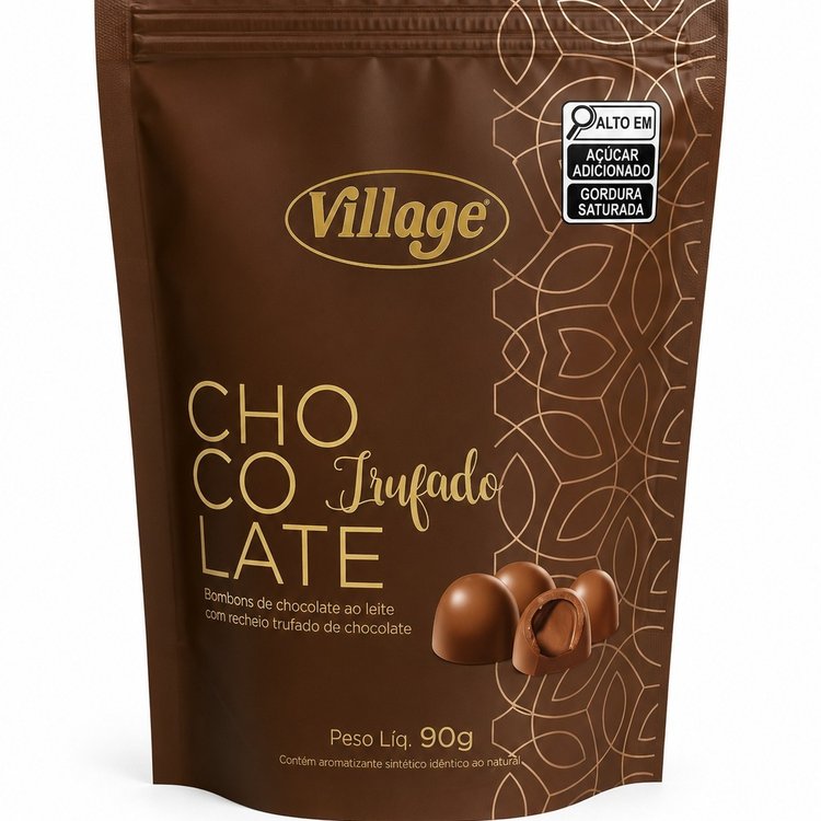 Bombom de Chocolate ao Leite Trufado