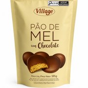 Pão de Mel com Cobertura Chocolate ao Leite