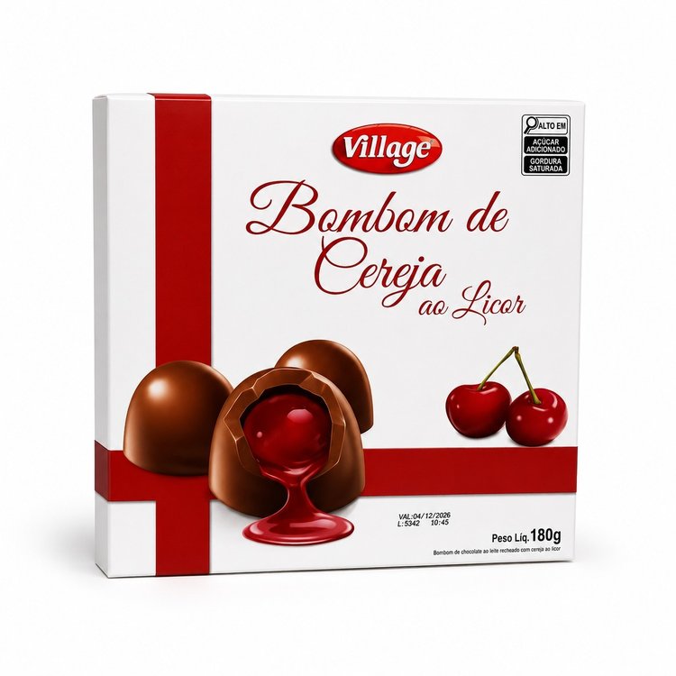 Bombom de Cereja ao Licor