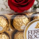 Buquê Doce Amor Rosas e Ferrero 