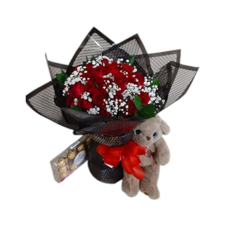 Buquê Super Romântico  Rosas