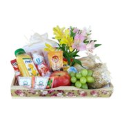 Cesta de Café da Manhâ Sabor do Amor