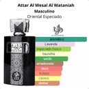 Cesta com Perfume Árabe Masculino Attar Al Wesal 100ml