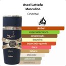 Cesta Premium Masculino Perfume Asad e Creme Brand 100