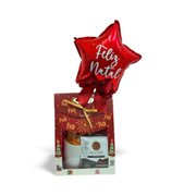 Cesta Natal com Café e Delícias de Natal