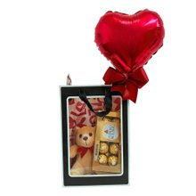 Sacola Love Preta com Visor