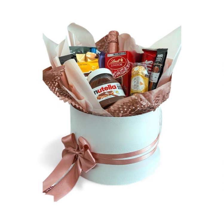 Box Elegance com Chocolates e Chandon