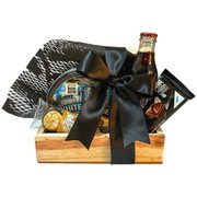 Cesta Baú Diamante com Coca-Cola e Chocolates