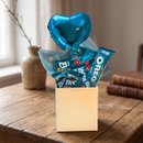Cesta de Chocolates com amor e oreo