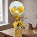 Caixa Feliz Aniversário Orquídea com Ferrero e Balão 