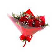 Buquê Debutante 15 Rosas Vermelhas