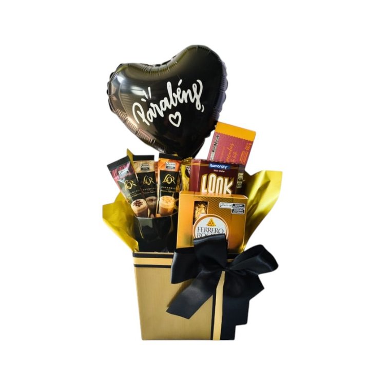 Box Elegance Parabéns com Balão