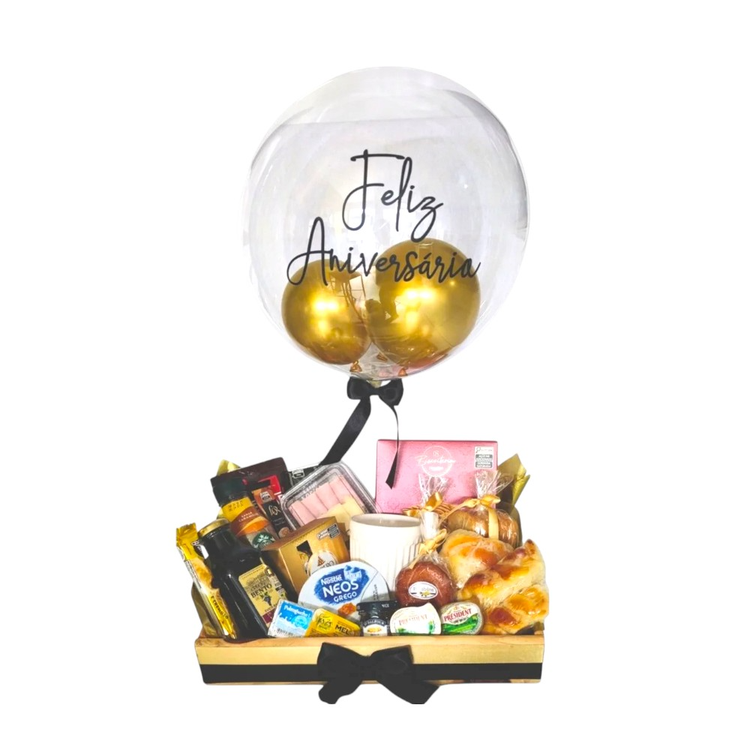 Cesta de Café da Manhã Premium Manhã Perfeita