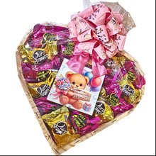 Cesta de Coração Doce Aniversário