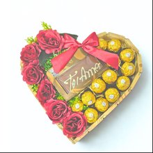 Coração Ferrero Com Rosas
