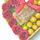 Coração Ferrero Com Rosas