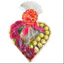 Coração Ferrero Com Rosas