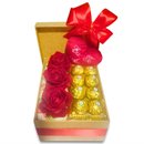 CAIXA ROSAS E FERRERO