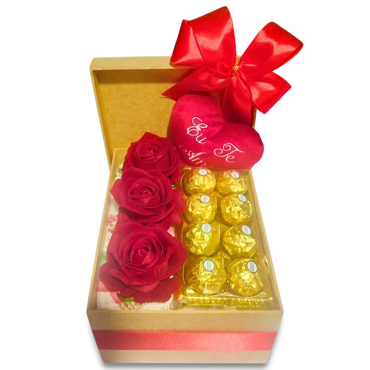 CAIXA ROSAS E FERRERO