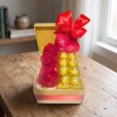 CAIXA ROSAS E FERRERO