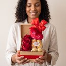 CAIXA ROSAS E FERRERO
