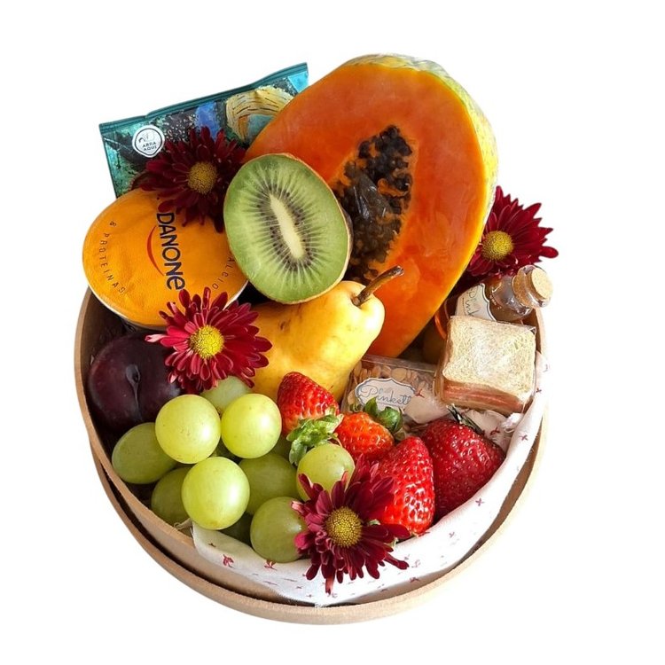 Cesta café Grazin Fit frutas & Bem-Estar