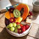 Cesta café Grazin Fit frutas & Bem-Estar