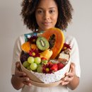 Cesta café Grazin Fit frutas & Bem-Estar