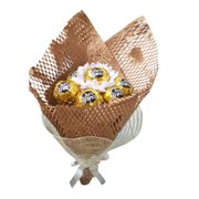 Buquê Chocolate Elegance Ouro Branco