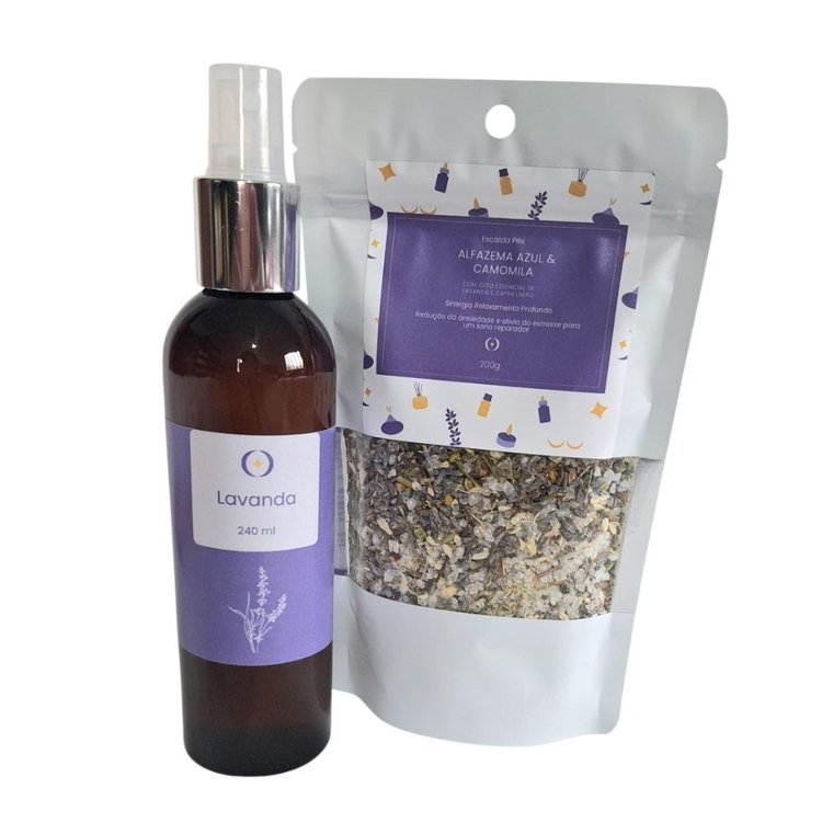 Kit Lavanda Relaxante Escalda-pés & Spray de Ambiente